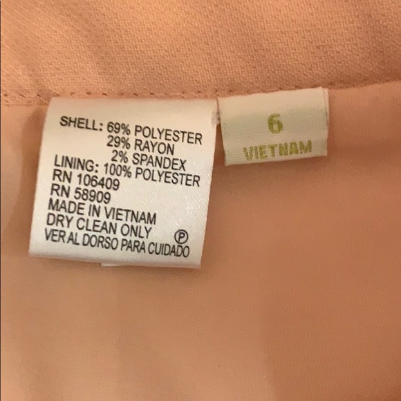 Gianni Bini skater skirt light peach cream - Picture 3 of 3